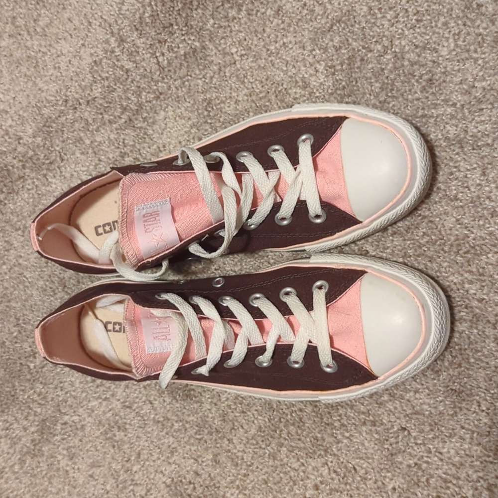 Sneakers-Converse-Brown and pink - 9.5